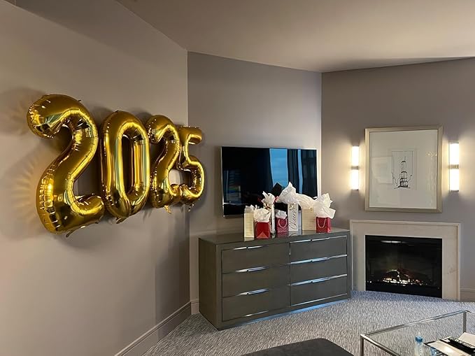 9 Birthday Decorations 9 Number Balloons, Happy Birthday Decoration for 9th, Gold Balloon Numbers 40 Inch for Girls Boys Women Men Engagement, Bridal Shower Party