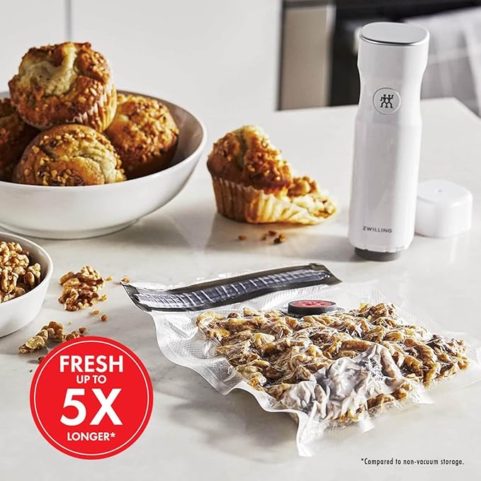 ZWILLING Fresh & Save 10-pc Vacuum Sealer Bags, Sous Vide Bags, Meal Prep - Assorted Sizes