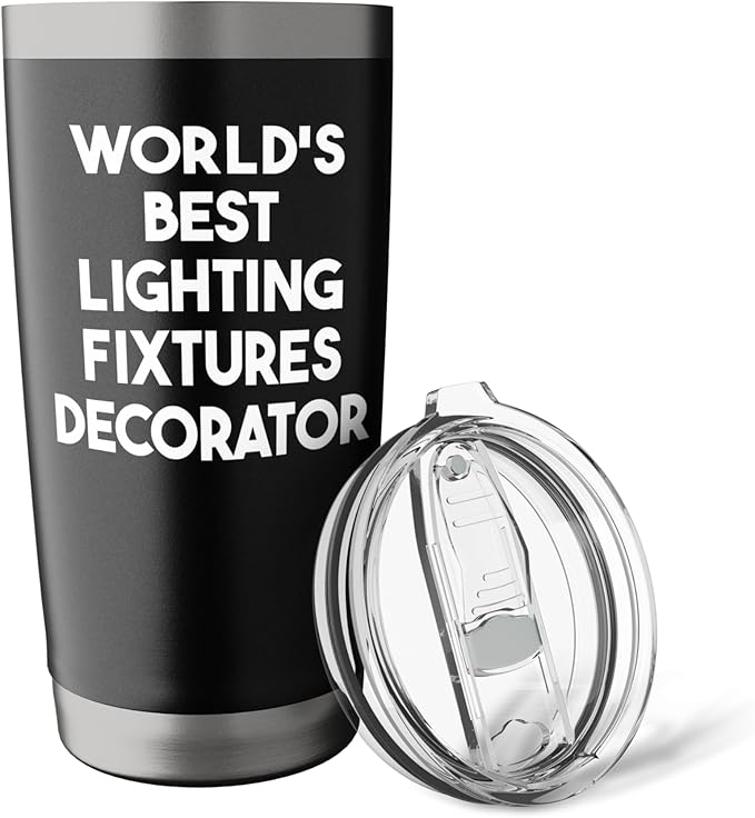 World's Best Lighting Fixtures Decorator Stainless Steel Insulated Tumbler