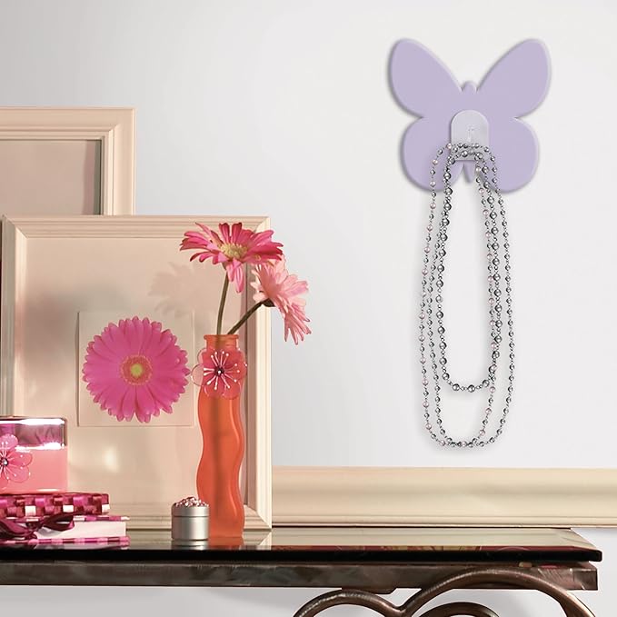 RoomMates RMK2231HK Purple Butterfly Magic Hook