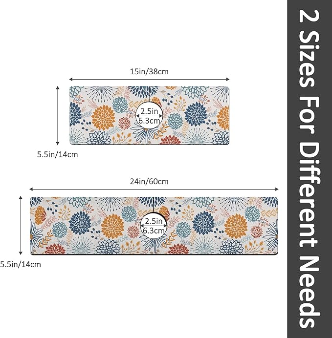 15" X 5.5" Kitchen Sink Splash Guard Faucet Mat Mandala Super Absorbent Fast Drying Faucet Guard & Draining Mat Sink Splash Guard Behind Faucet for Kitchen, Bathroom