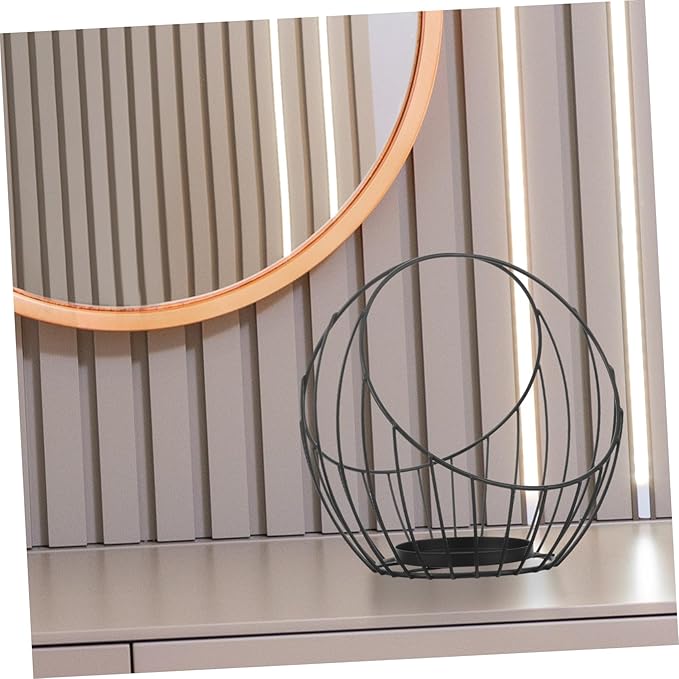 Veemoon Multifunctional Storage Basket with Handle Small Metal Magazine Holder for Organizing Newspapers Books and Files Sturdy Iron Storage Solution for Home and Office