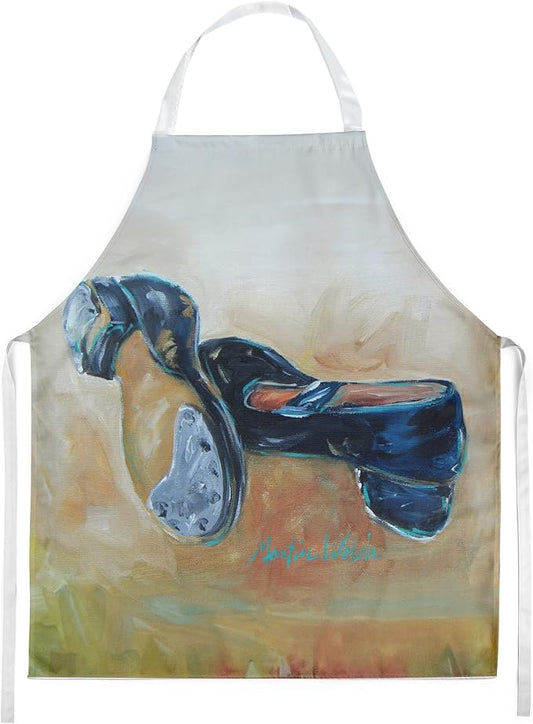 Caroline's Treasures Tapped Out Shoes Apron Cooking Kitchen Server Baking Crafts Gardening for Adult Women Men, Unisex, Large, Multicolor