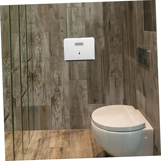 Cabilock Wall Mounted Paper Towel Dispenser High Capacity Touchless Hand Towel Holder for Commercial Use Bathrooms and Kitchens Versatile White Design for Easy Access and Space Saving