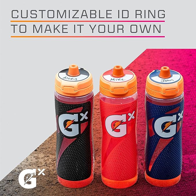 Gatorade Gx,Marble White,30 Oz,(Pack of 6)