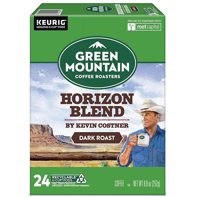 Green Mountain Coffee Roasters® Horizon Blend Coffee by Kevin Costner, Single Serve Keurig® K-Cup® Pod, 96-Count Box