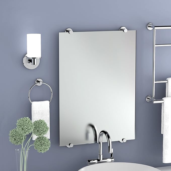 Gatco 4245A Latitude II 2 Hook Double Robe Hook, Wall Mounted Hook for Bathroom Towels & Robes, Chrome