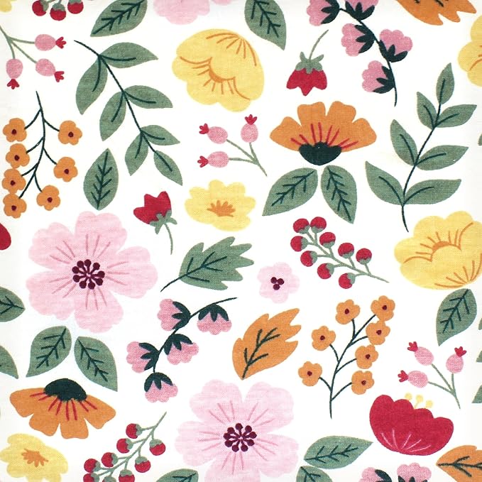 Hudson Baby Unisex Baby Cotton Toddler Pillow Case, Fall Botanical, One Size