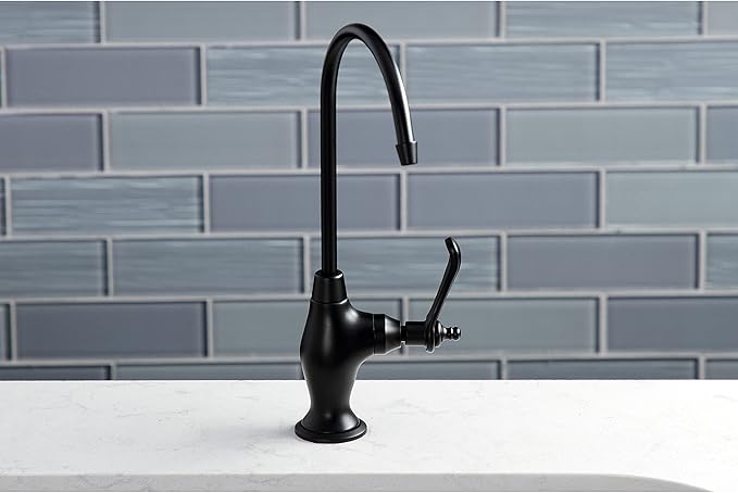 Kingston Brass KS3190TL Templeton Single Handle Water Filtration Faucet, Matte Black