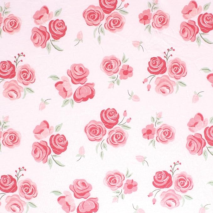 Hudson Baby Unisex Baby Cotton Toddler Pillow Case, Blush Rose, One Size
