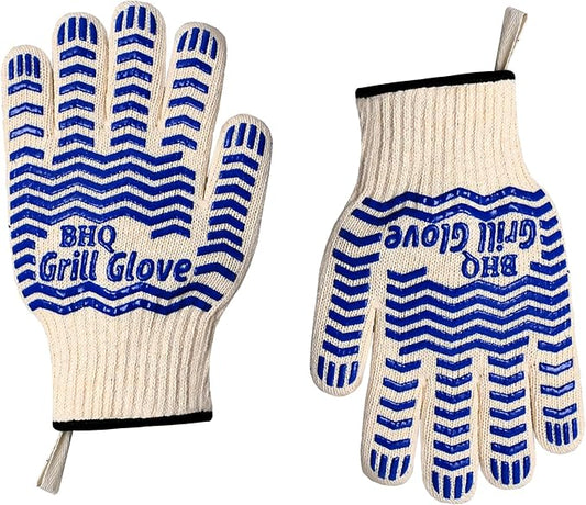 2 PCS Heat Resistant Oven Gloves - BBQ Gloves Grill Heat Resistant Cooking Gloves Fireproof Oven Gloves for Cooking, Non-Slip Fire Gloves for Grilling, Barbecue, Baking, Frying Oven Welding Gloves