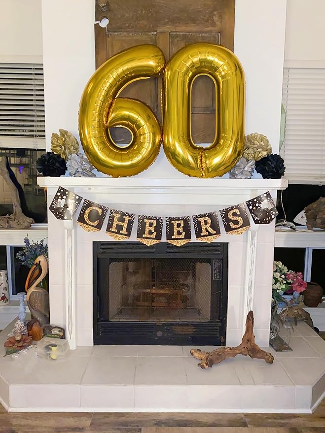 Numbers 26 Balloon, Gold Birthday Party Supplies for 26th, 40 Inch Digital Ballons for Women Men, Party Decorations for Engagement, Bridal Shower, Wedding, 2026 New Years Eve Party