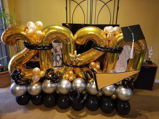 Gold Number Balloon 19, Number Balloons, 40 Inch Ballon for 19th Girl Boy Birthday Party, Photo Prop, Wedding Anniversaries Events, Decor