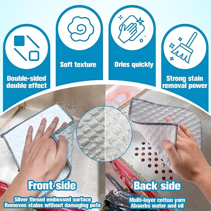 XANGNIER Popcorn Machine Cleaning Kit Accessories-8Pcs Multi-Functional Cleaner Set with Long-Handled Brush,Crevice Brush & Oil-Absorbing Cloth for Deep Clean of Popcorn Popper,Hot Pot & Glass Door