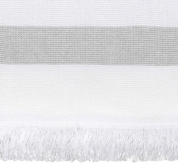 Izod - Hand Towels, Soft & Absorbent Cotton, Striped Bathroom Decor, Dorm Room Essentials, Set of 2 (Clubhouse Collection, Blue)