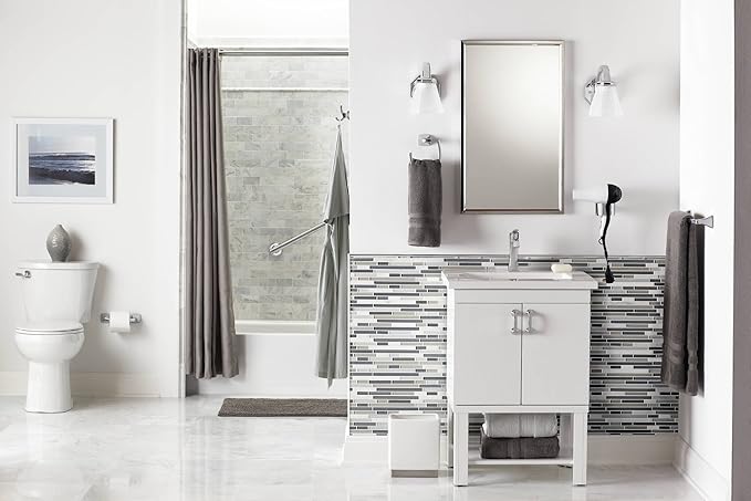 Moen YB5103CH Voss Double Robe Hook, Chrome (Pack of 2)