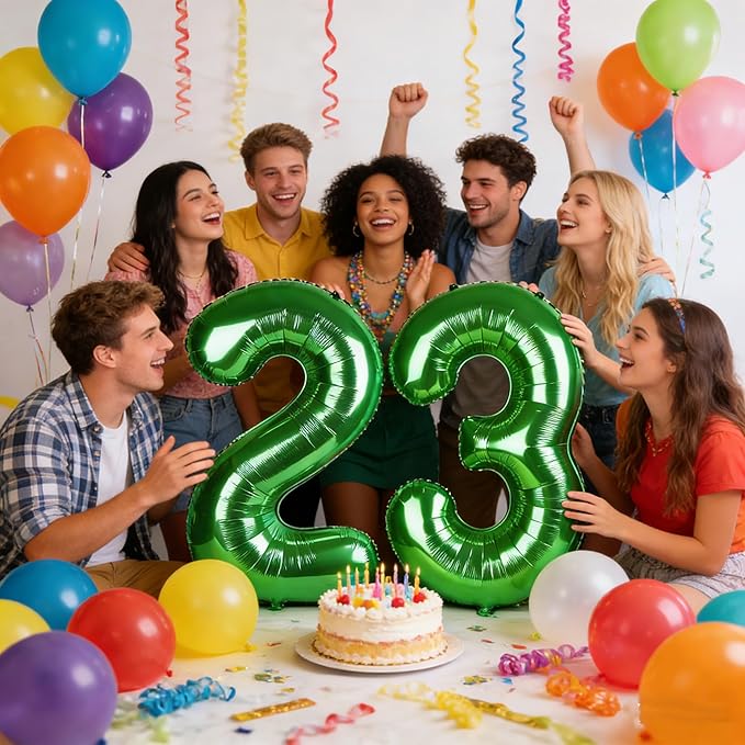 40Inch Balloon Number, Dark Green Number 19 Balloons Birthday Decoration for Men & Women, Foil Dark Green Party Decorations for Birthday Wedding Engagement Memroial Day's