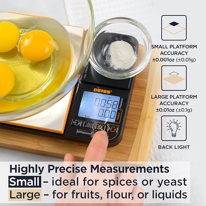 Deiss Pro Paper Towel Holder and Deiss PRO Dual Platform Digital Kitchen Scale