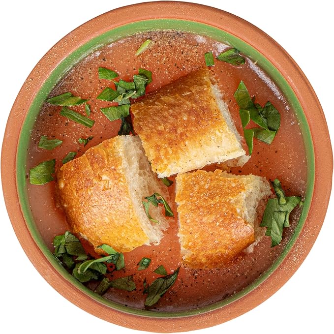 Restaurantware Terracotta Cazuela Bowls 2 Pack of 3 oz Durable Rustic Serving Dish Glazed Oven-Safe Bowl Freezer-Safe Tapas Dish Microwave-Safe Dishwasher-Safe