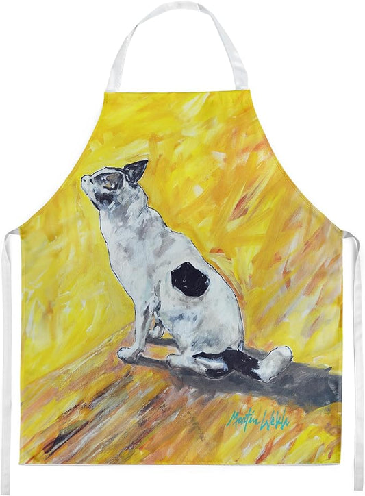 Caroline's Treasures Sleeping In The Sunshine Dog Apron Cooking Kitchen Server Baking Crafts Gardening for Adult Women Men, Unisex, Large, Multicolor