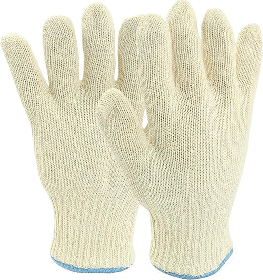 Luomorgo 1 Pair Heat Resistant Gloves, 480°C / 896°F Oven Gloves Oven Mitts, Hot Food Gloves for BBQ, Grilling, Baking, Cooking