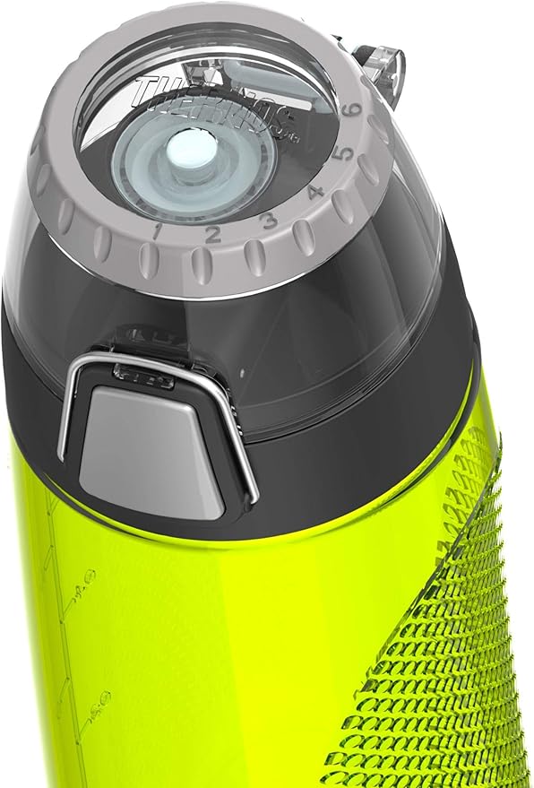 Thermos 24 Ounce Tritan Hydration Bottle with Meter, Lime (HP4104LG6)