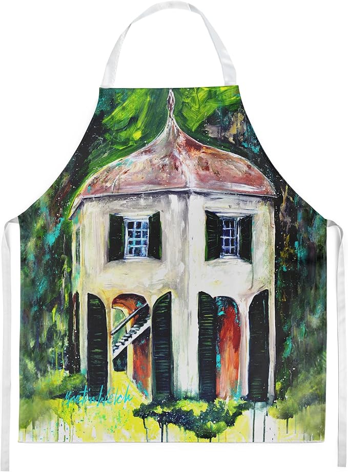 Caroline's Treasures Batchelors Pad Garsoniere Apron Cooking Kitchen Server Baking Crafts Gardening for Adult Women Men, Unisex, Large, Multicolor