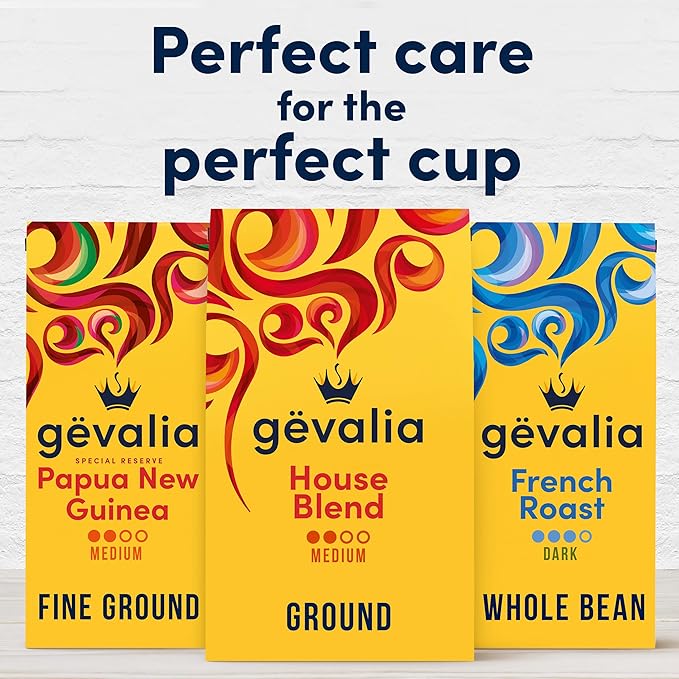 Gevalia House Blend Medium Roast 100% Arabica Ground Coffee, for a Keto and Low Carb Lifestyle, 20 oz Bag (Pack of 4)