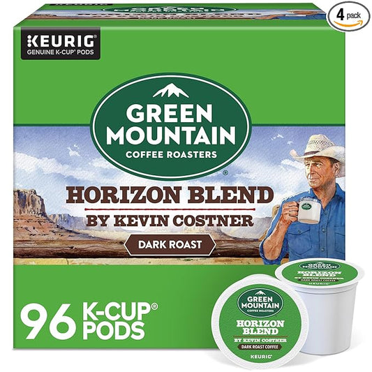 Green Mountain Coffee Roasters® Horizon Blend Coffee by Kevin Costner, Single Serve Keurig® K-Cup® Pod, 96-Count Box