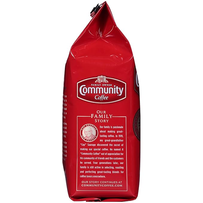 Community Coffee House Blend, Ground Coffee, Medium Dark Roast, 12 Ounce Bag (Pack of 1)