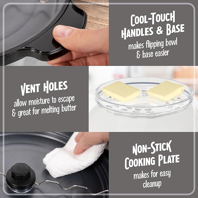 Nostalgia Non Stick Stirring Popcorn Maker for 24 Cups of Theatre Style Popcorn with Hot Oil - Dual-Use Lid & Serving Bowl - Quick Heat Technology & Cool Touch Handles - Ez Store - Stainless Steel