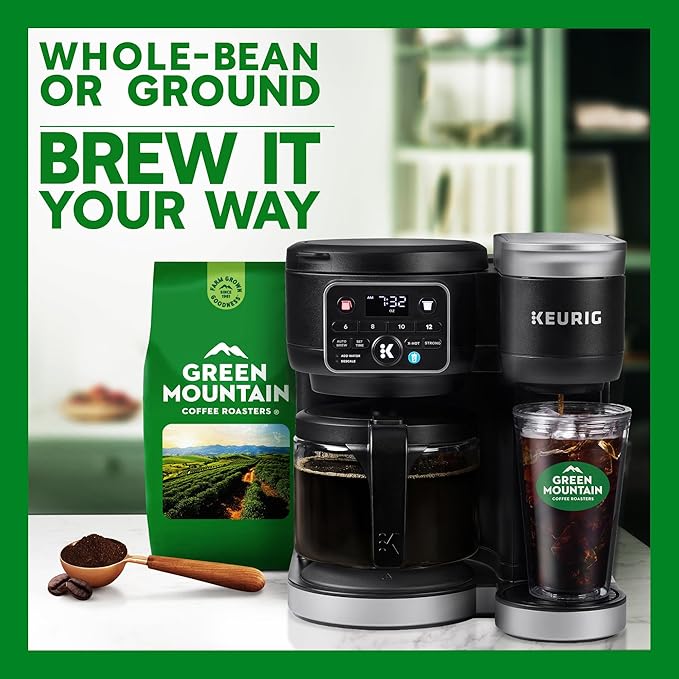 Green Mountain Coffee Roasters, Dark Magic, Ground Coffee, Dark Roast, Bagged 12oz.