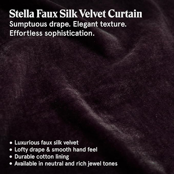 HiEnd Accents Stella Faux Silk Velvet Lumbar Pillow, 14x42 inch, Dark Voilet, Romantic Western Modern Traditional Style Luxury Bedding, Decorative Throw Pillow