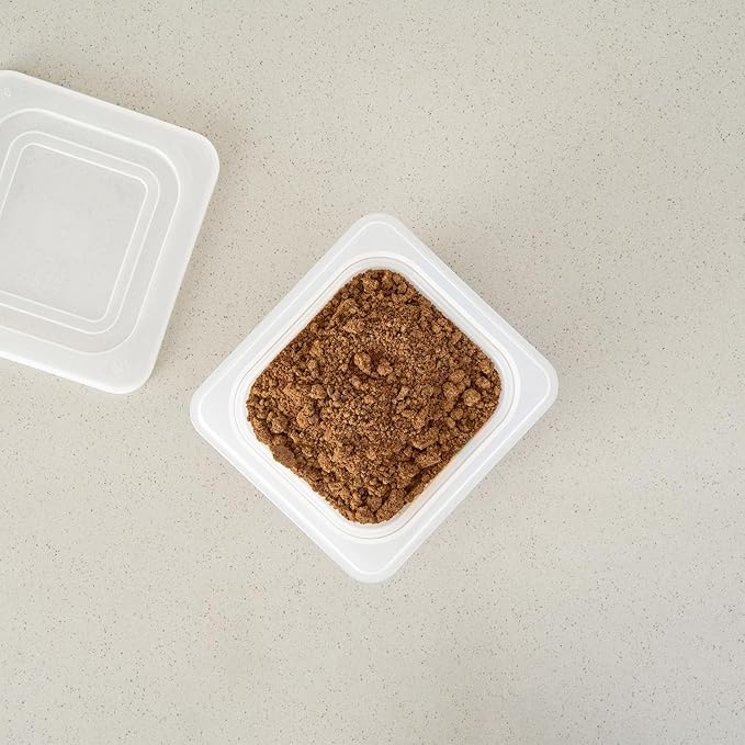 Restaurantware Food Storage Container 10 Pack of 6.8 x 4.2 x 3.9 Inches Plastic Stackable Storage Box White Reusable Label Container Dishwasher Safe For Restaurants And Kitchens