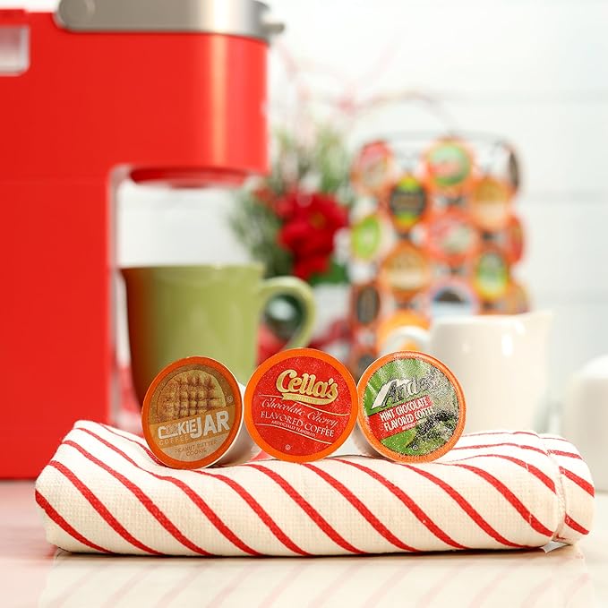 Two Rivers Coffee Sleigh All Day Holiday Coffee Pods Compatible with Keurig K Cup Brewers, Assorted Coffee Sampler, 40 Count (Pack of 1)