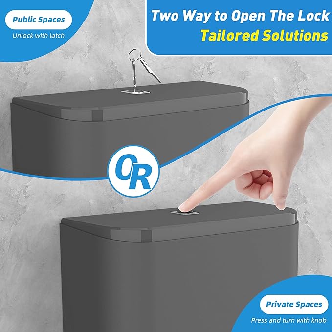 Paper Towel Dispenser Wall Mount for Home Bathroom Kitchen, ABS Waterproof Folded Hand Towel Holder with Window, No-Drill or Screw Install, 200 C-Fold Multi-Fold Capacity