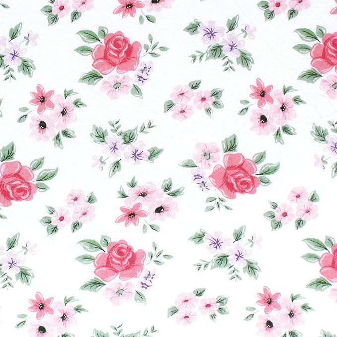 Hudson Baby Unisex Baby Cotton Toddler Pillow Case, Vintage Floral, One Size