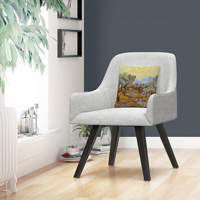 Trademark Fine Art Vincent Van Gogh 'Olive Trees 1889' 16" X 16" Decorative Throw Pillow
