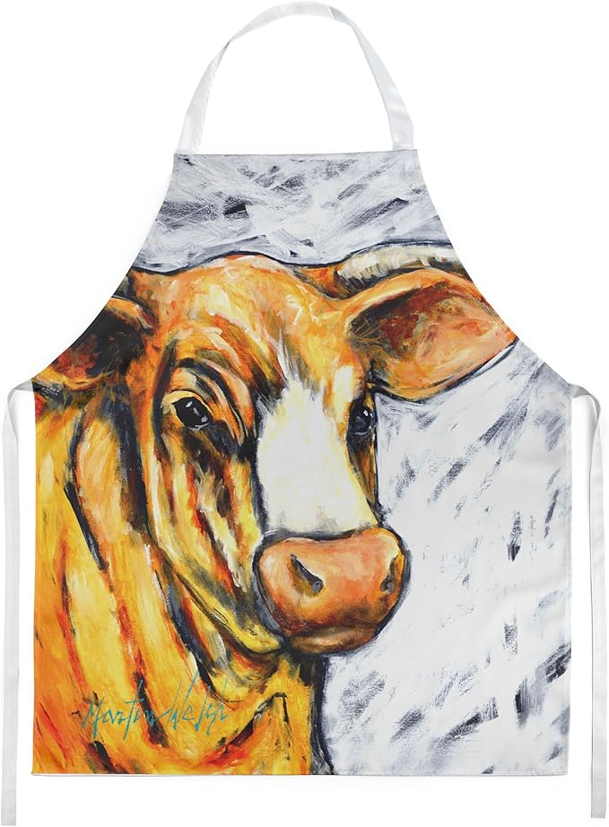 Caroline's Treasures Bully Apron Cooking Kitchen Server Baking Crafts Gardening for Adult Women Men, Unisex, Large, Multicolor