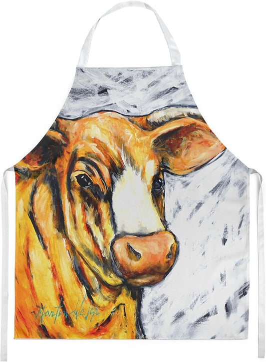 Caroline's Treasures Bully Apron Cooking Kitchen Server Baking Crafts Gardening for Adult Women Men, Unisex, Large, Multicolor