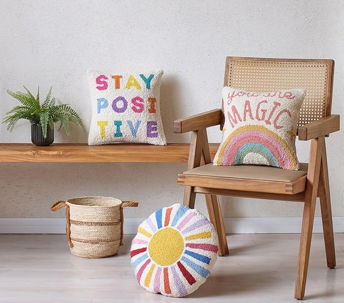 You are Magic Wool Hook Inspirational Pillow by The Pillow Shoppe