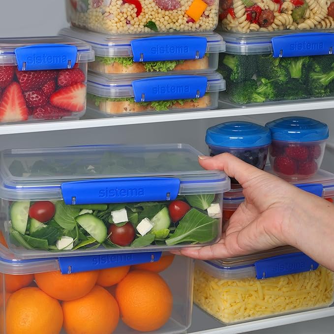 Sistema KLIP IT Collection Food Storage Containers 34-Piece SetBlue