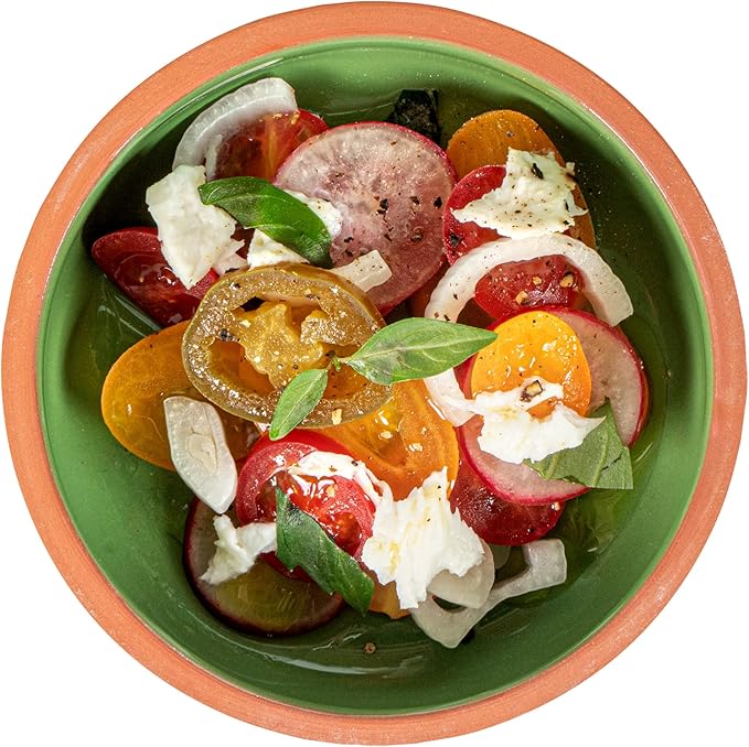 Restaurantware Terracotta Cazuela Bowls 2 Pack of 7 oz Durable Rustic Serving Dish Glazed Oven-Safe Bowl Freezer-Safe Tapas Dish Microwave-Safe Dishwasher-Safe