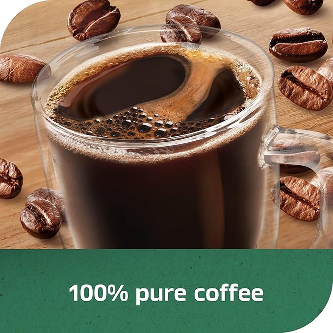 NESCAFÉ Taster's Choice Instant Coffee, Medium Light Roast Coffee, Decaf House Blend, 2 Jars (7 Oz Each)