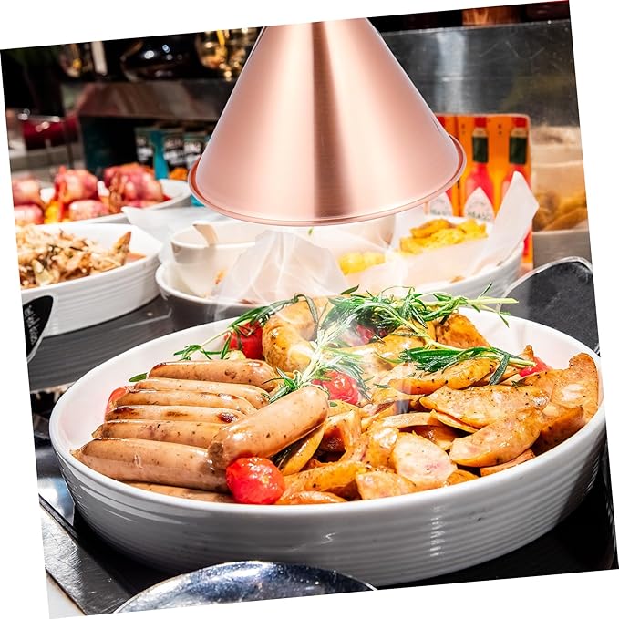 Holibanna 1Pc Telescopic Heat Lamp Buffet Heating Light for Food Preservation Chandelier for Hotel Restaurant Kitchen Canteen Use Height