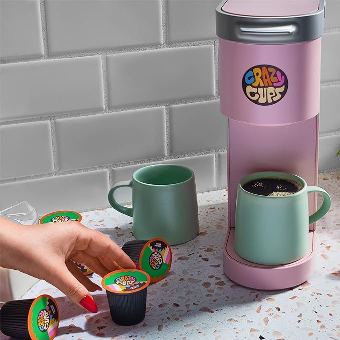 Crazy Cups Medium Roast Chocolate Coffee Lovers Coffee Pods Variety Pack, 24 Count