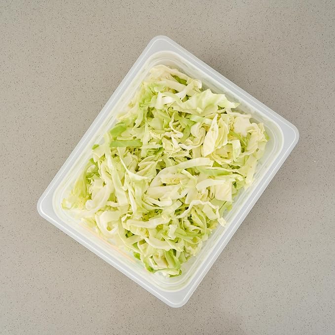 Restaurantware Food Storage Container 10 Pack of 12.7 x 10.3 x 7.8 Inches Plastic Stackable Storage Box White Reusable Label Container Dishwasher Safe For Restaurants And Kitchens
