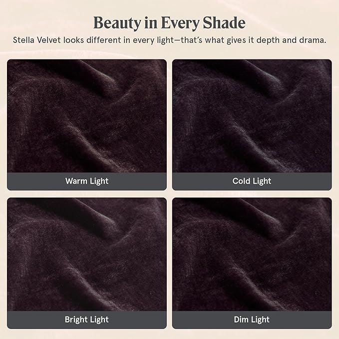 HiEnd Accents Stella Faux Silk Velvet Lumbar Pillow, 14x42 inch, Dark Voilet, Romantic Western Modern Traditional Style Luxury Bedding, Decorative Throw Pillow
