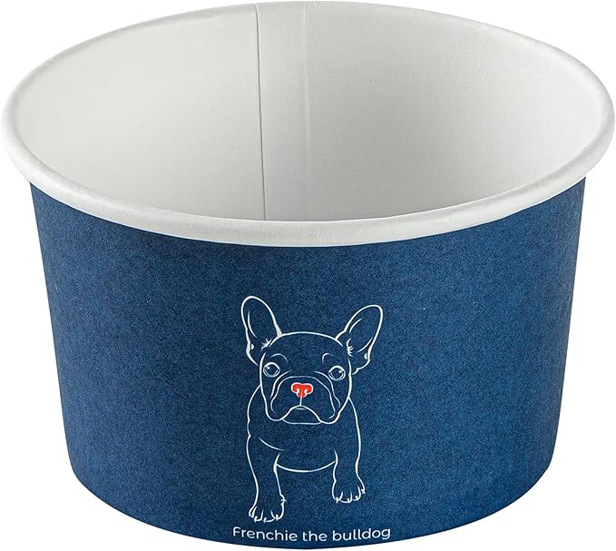 Coppetta 5 Ounce Dessert Cups, 200 Disposable Ice Cream Cups - Lids Sold Separately, Sturdy, Frenchie Paper FroYo Bowls, For Hot And Cold Foods, Perfect For Gelato Or Mousse - Restaurantware