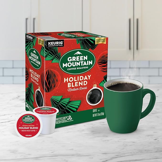 Green Mountain Coffee Roasters Holiday Blend, Keurig Single Serve K-Cup Pods, 96 Count